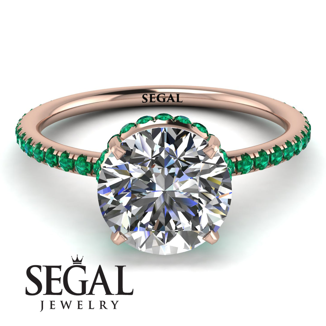 Hidden Halo Diamond Ring - Fiona No. 17