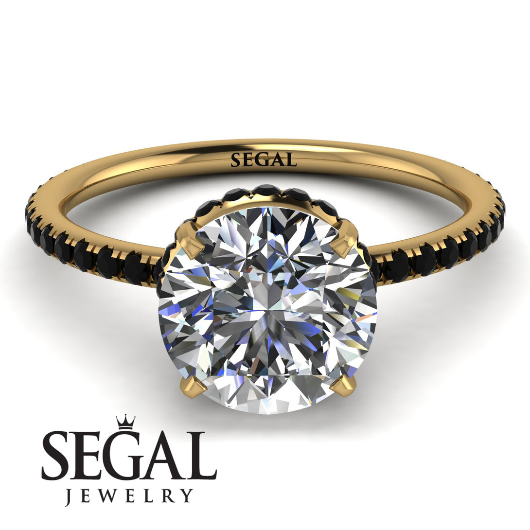 Hidden Halo Diamond Ring - Fiona No. 31