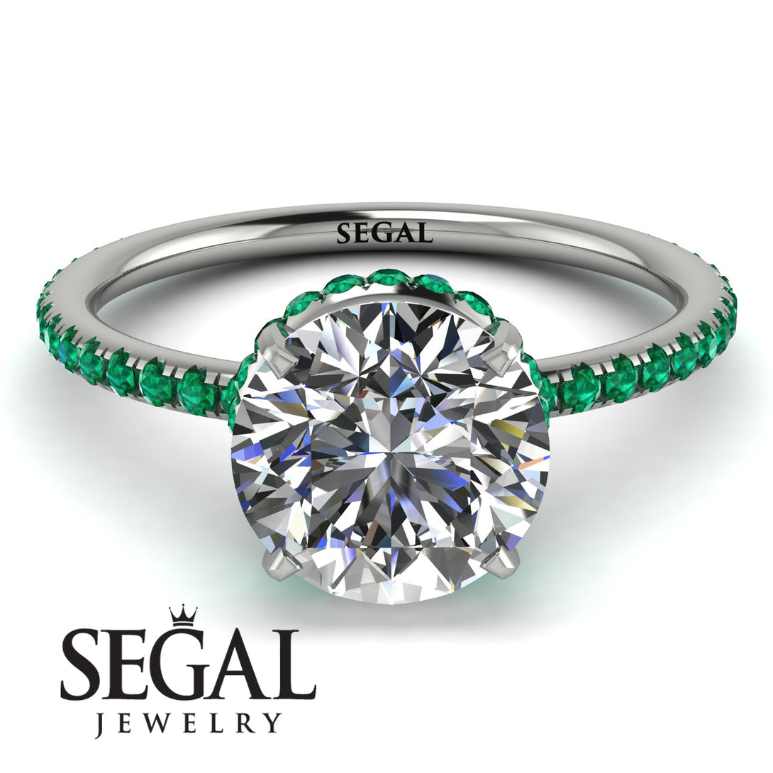 Hidden Halo Diamond Ring - Fiona No. 18