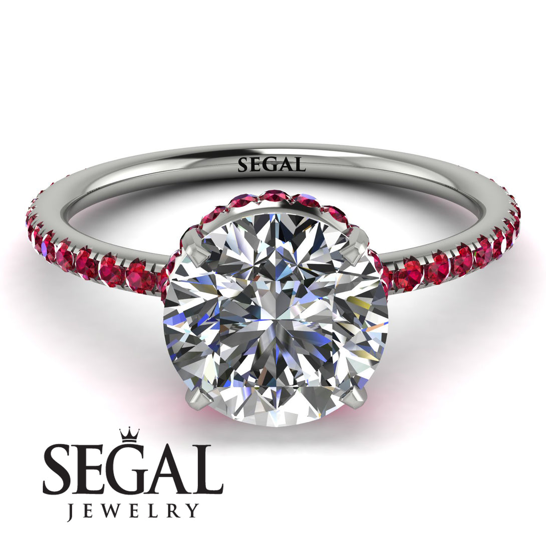 Hidden Halo Diamond Ring - Fiona No. 48