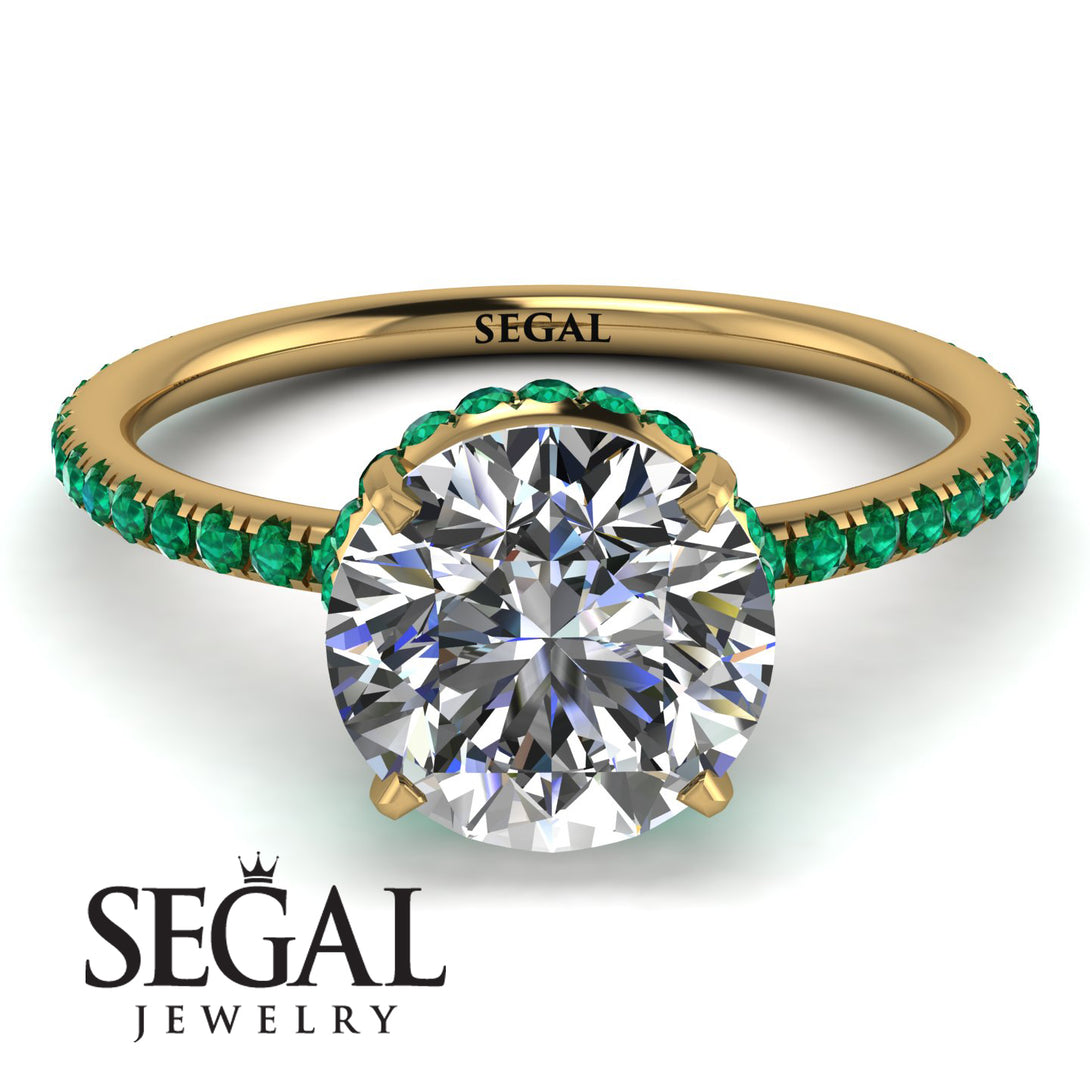 Hidden Halo Diamond Ring - Fiona No. 16