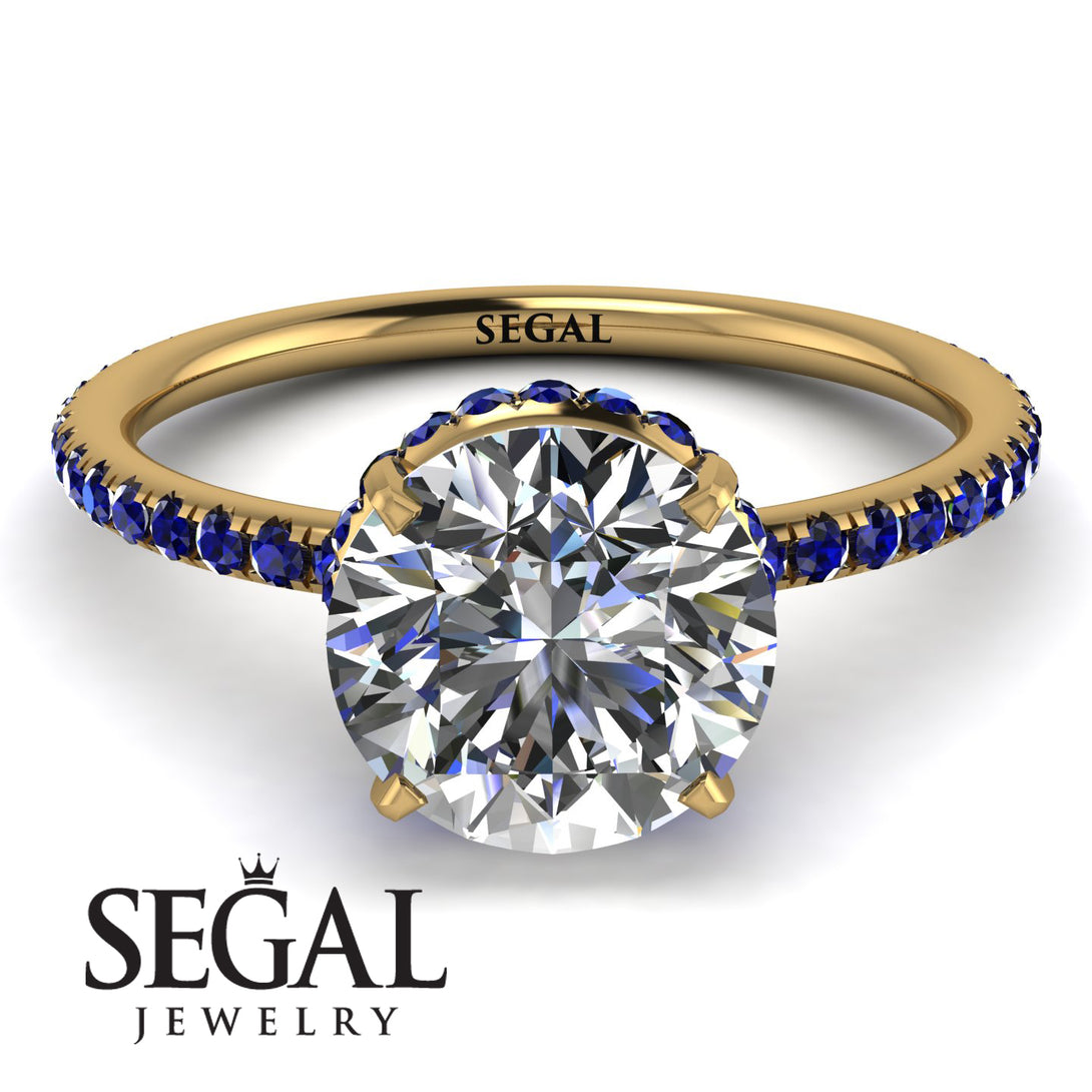 Hidden Halo Diamond Ring - Fiona No. 61