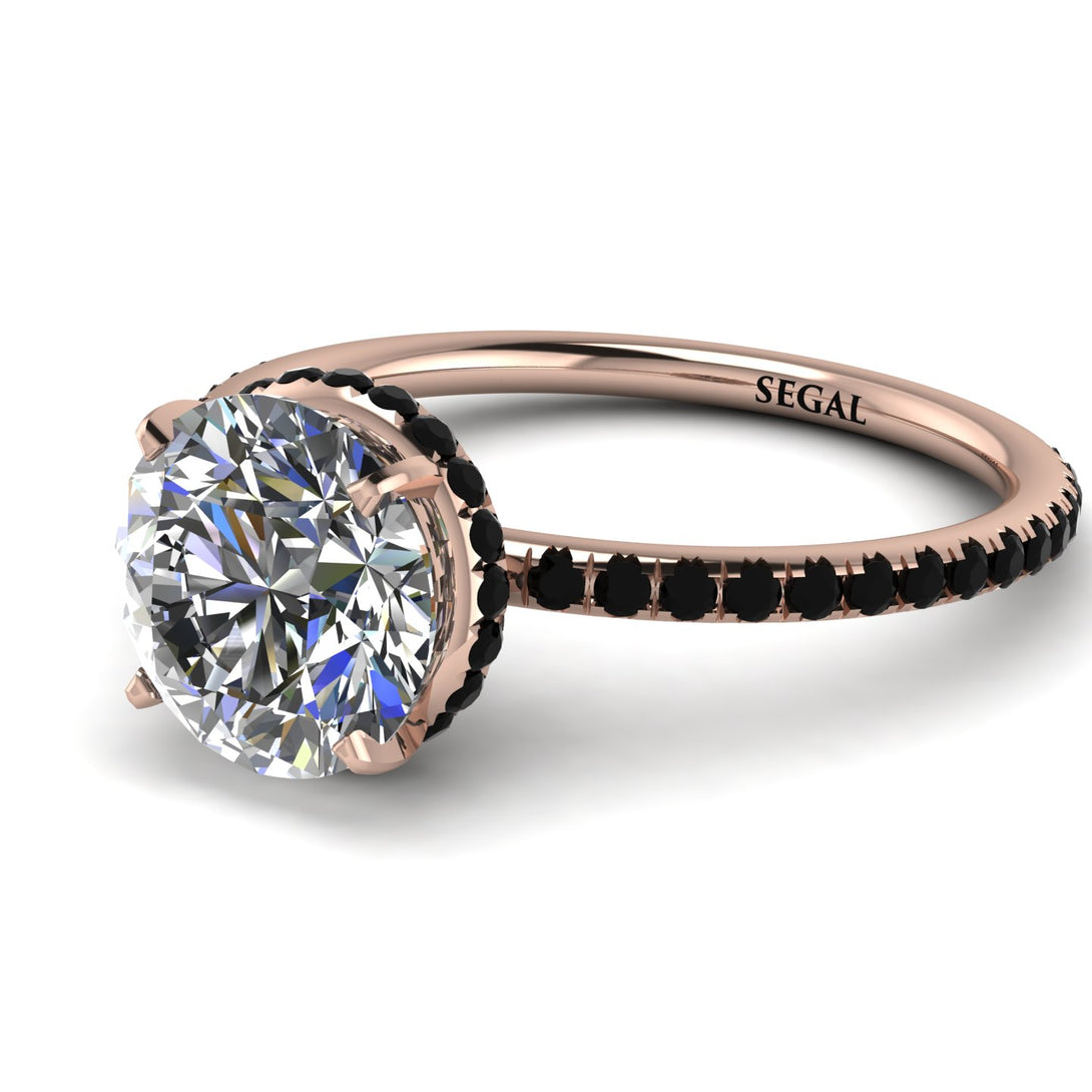 Hidden Halo Diamond Ring - Fiona No. 32