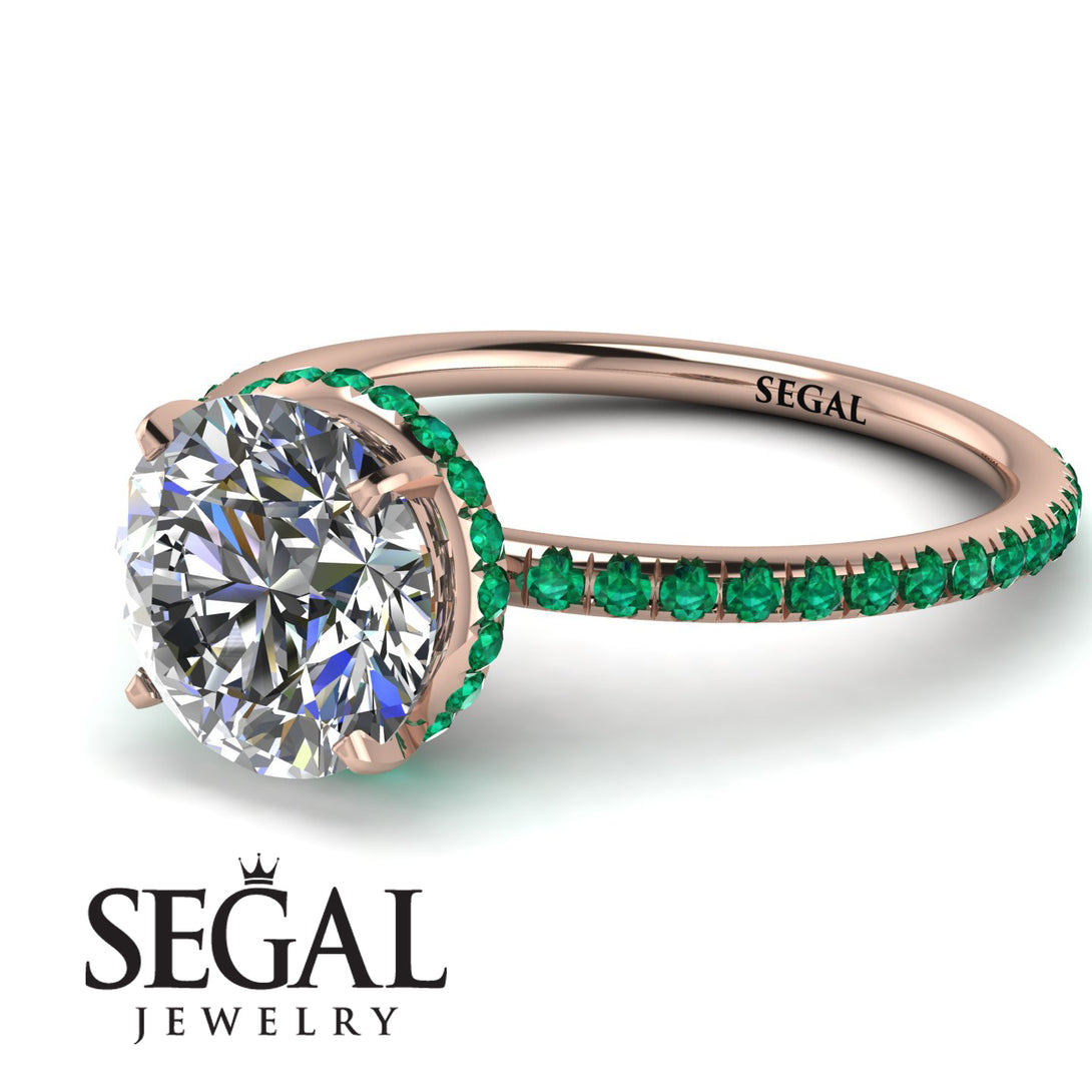 Hidden Halo Diamond Ring - Fiona No. 17