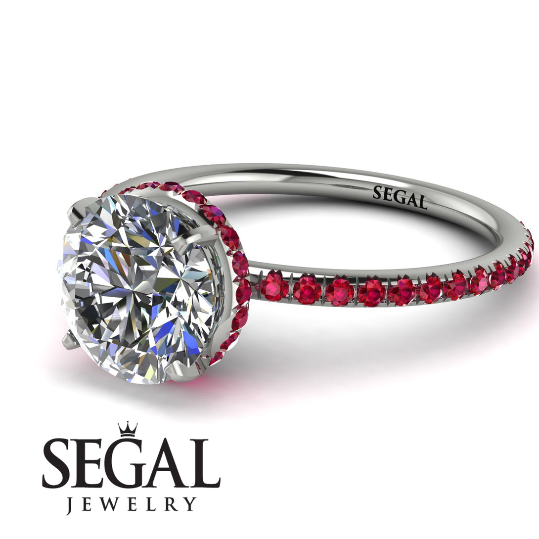 Hidden Halo Diamond Ring - Fiona No. 48