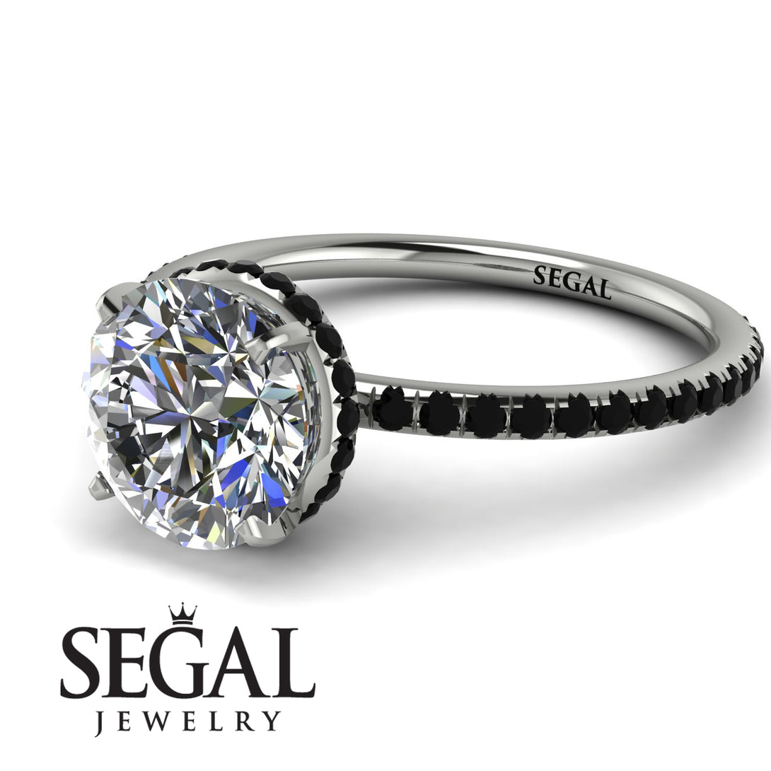 Hidden Halo Diamond Ring - Fiona No. 33