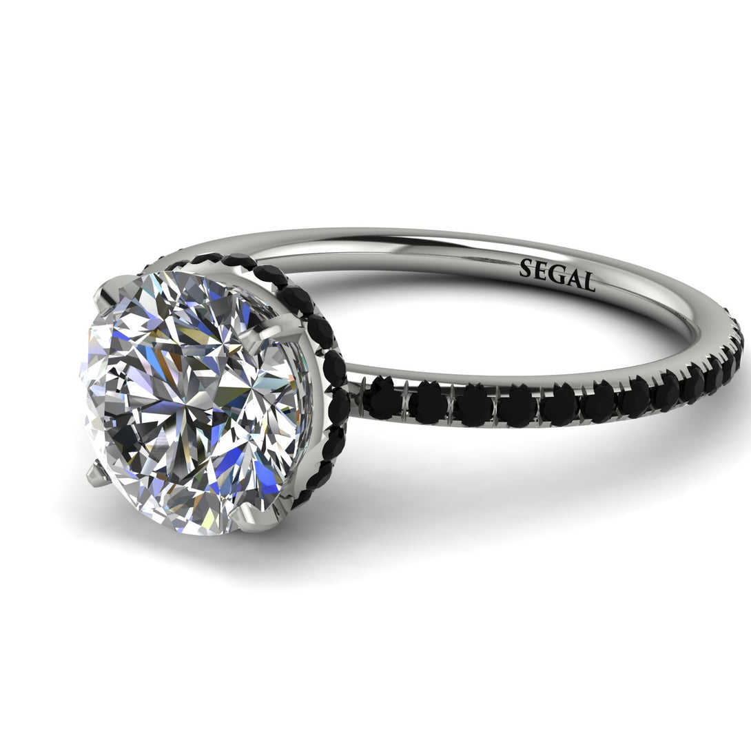 Hidden Halo Diamond Ring - Fiona No. 33