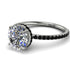 Hidden Halo Diamond Ring - Fiona No. 33