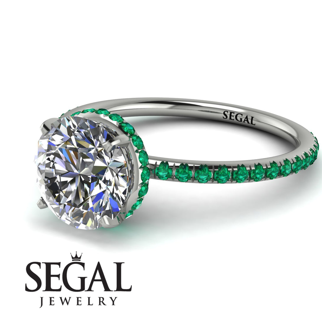 Hidden Halo Diamond Ring - Fiona No. 18