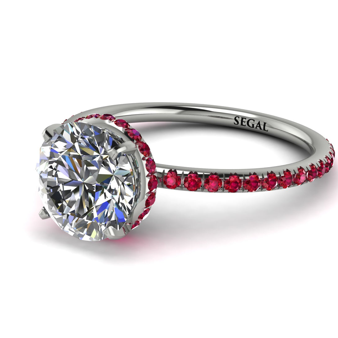 Hidden Halo Diamond Ring - Fiona No. 48