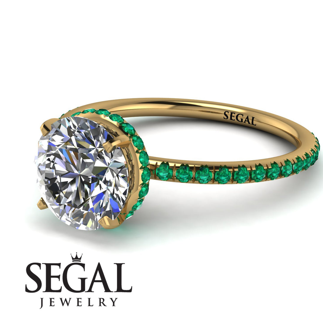 Hidden Halo Diamond Ring - Fiona No. 16