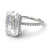 Chad's Custom Hidden Halo Emerald Cut Diamond Engagement Ring - Vanessa No. 3