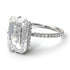 Meredith 's Custom Hidden Halo Emerald Cut Diamond Engagement Ring - Vanessa No. 300