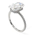 Hidden Halo Emerald Cut Diamond Engagement Ring - Vanessa No. 3