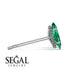 Hidden Halo Marquise Emerald Earrings - Journey No. 6 image 2