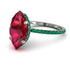 Hidden Halo Marquise Ruby Engagement Ring - Journey No. 27 image 1
