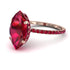 Hidden Halo Marquise Ruby Engagement Ring - Journey No. 56