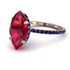 Hidden Halo Marquise Ruby Engagement Ring - Journey No. 71 image 1