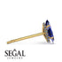 Hidden Halo Marquise Sapphire Earrings - Journey No. 13