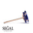 Hidden Halo Marquise Sapphire Earrings - Journey No. 74 image 2