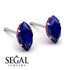 Hidden Halo Marquise Sapphire Earrings - Journey No. 60 image 3
