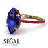 Hidden Halo Marquise Sapphire Engagement Ring - Journey No. 58