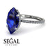 Hidden Halo Marquise Sapphire Engagement Ring - Journey No. 15