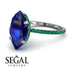 Hidden Halo Marquise Sapphire Engagement Ring - Journey No. 30