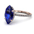 Hidden Halo Marquise Sapphire Engagement Ring - Journey No. 14