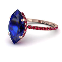 Hidden Halo Marquise Sapphire Engagement Ring - Journey No. 59 image 1