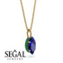 Hidden Halo Marquise Sapphire Necklace - Journey No. 28 image 2