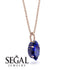Hidden Halo Marquise Sapphire Necklace - Journey No. 74 image 2