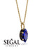 Hidden Halo Marquise Sapphire Necklace - Journey No. 43 image 2