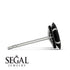 Hidden Halo Marquise Black Diamond Earrings - Journey No. 39 image 2