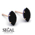 Hidden Halo Marquise Black Diamond Earrings - Journey No. 68 image 3