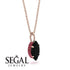 Hidden Halo Marquise Black Diamond Necklace - Journey No. 53 image 2