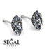Hidden Halo Marquise Diamond Earrings - Journey No. 33 image 3