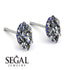 Hidden Halo Marquise Diamond Earrings - Journey No. 63