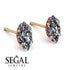 Hidden Halo Marquise Diamond Earrings - Journey No. 46 image 3