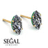 Hidden Halo Marquise Diamond Earrings - Journey No. 16