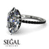 Hidden Halo Marquise Diamond Engagement Ring - Journey No. 33 image 11