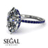 Hidden Halo Marquise Diamond Engagement Ring - Journey No. 63