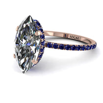 Hidden Halo Marquise Diamond Engagement Ring - Journey No. 62 image 1