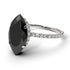 Salvador's Hidden Halo Marquise Black Diamond Engagement Ring - Journey No. 90