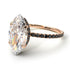 Hidden Halo Marquise Diamond Engagement Ring - Journey No. 32