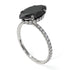 Salvador's Hidden Halo Marquise Black Diamond Engagement Ring - Journey No. 90