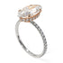 Two Tones Hidden Halo Marquise Diamond Engagement Ring - Journey No. 78