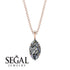 Hidden Halo Marquise Diamond Necklace - Journey No. 2
