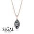 Hidden Halo Marquise Diamond Necklace - Journey No. 47 image 9
