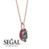 Hidden Halo Marquise Diamond Necklace - Journey No. 47